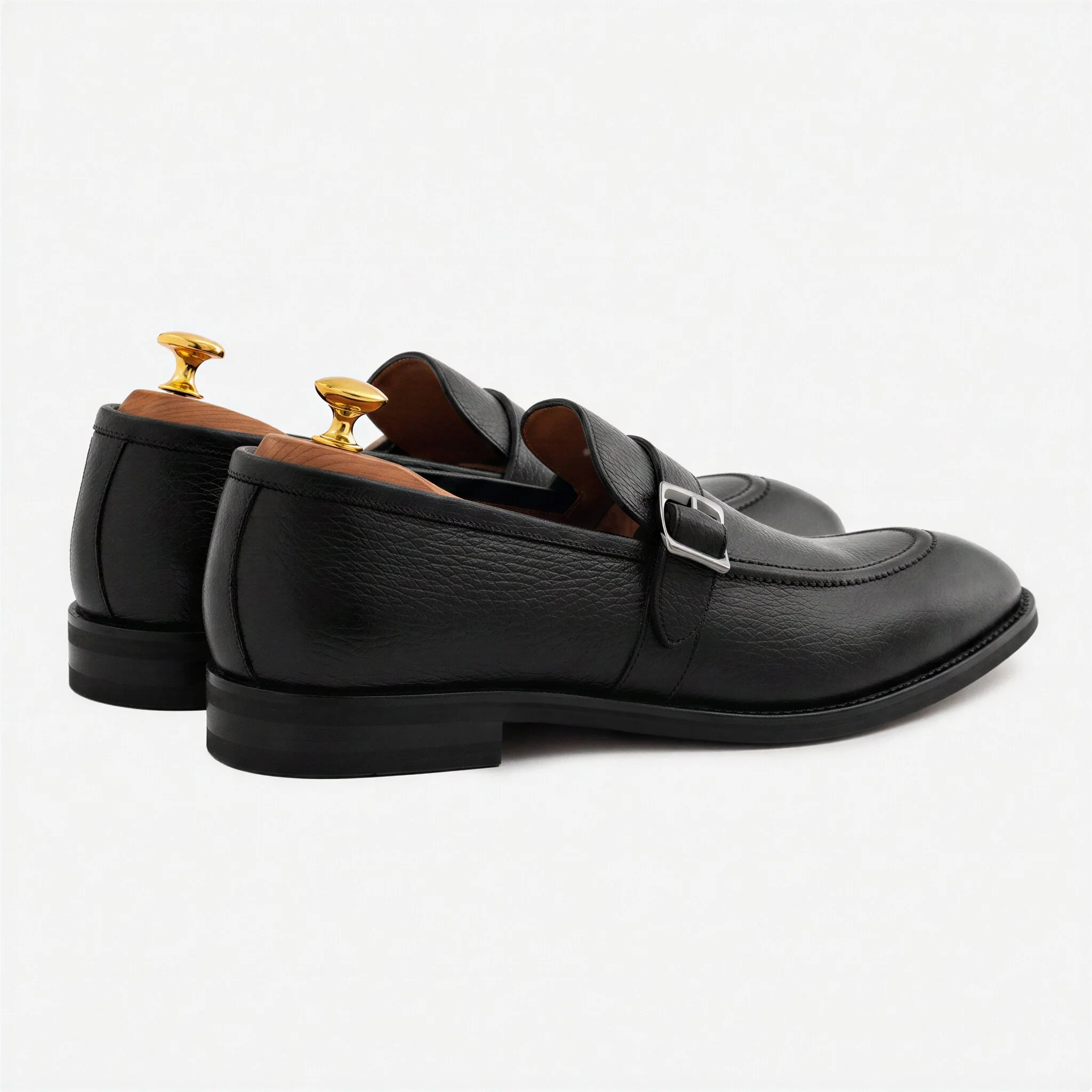 Archie Belted Loafer - Men’s  Pebbled Leather - Image 15