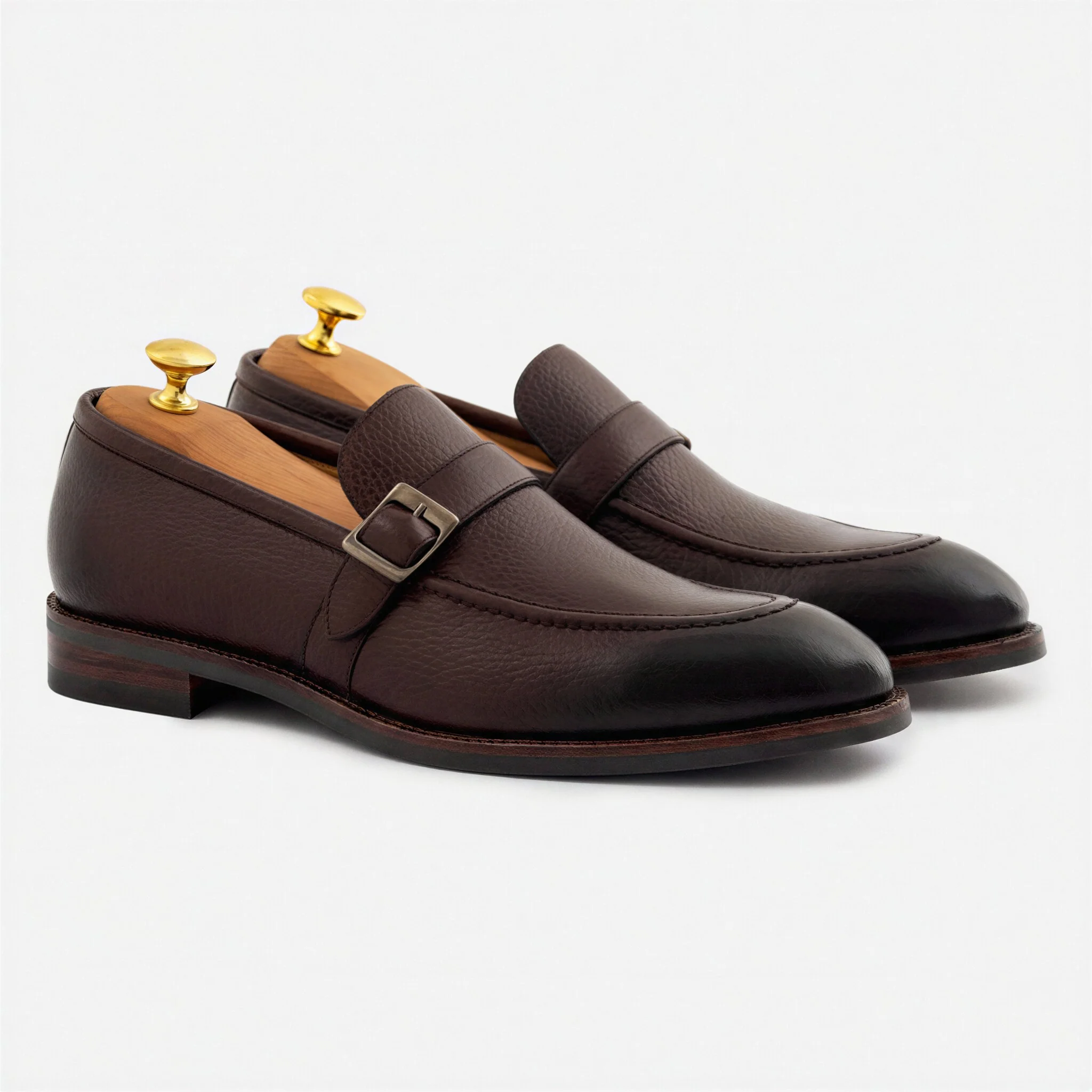Archie Belted Loafer - Men’s  Pebbled Leather - Image 19