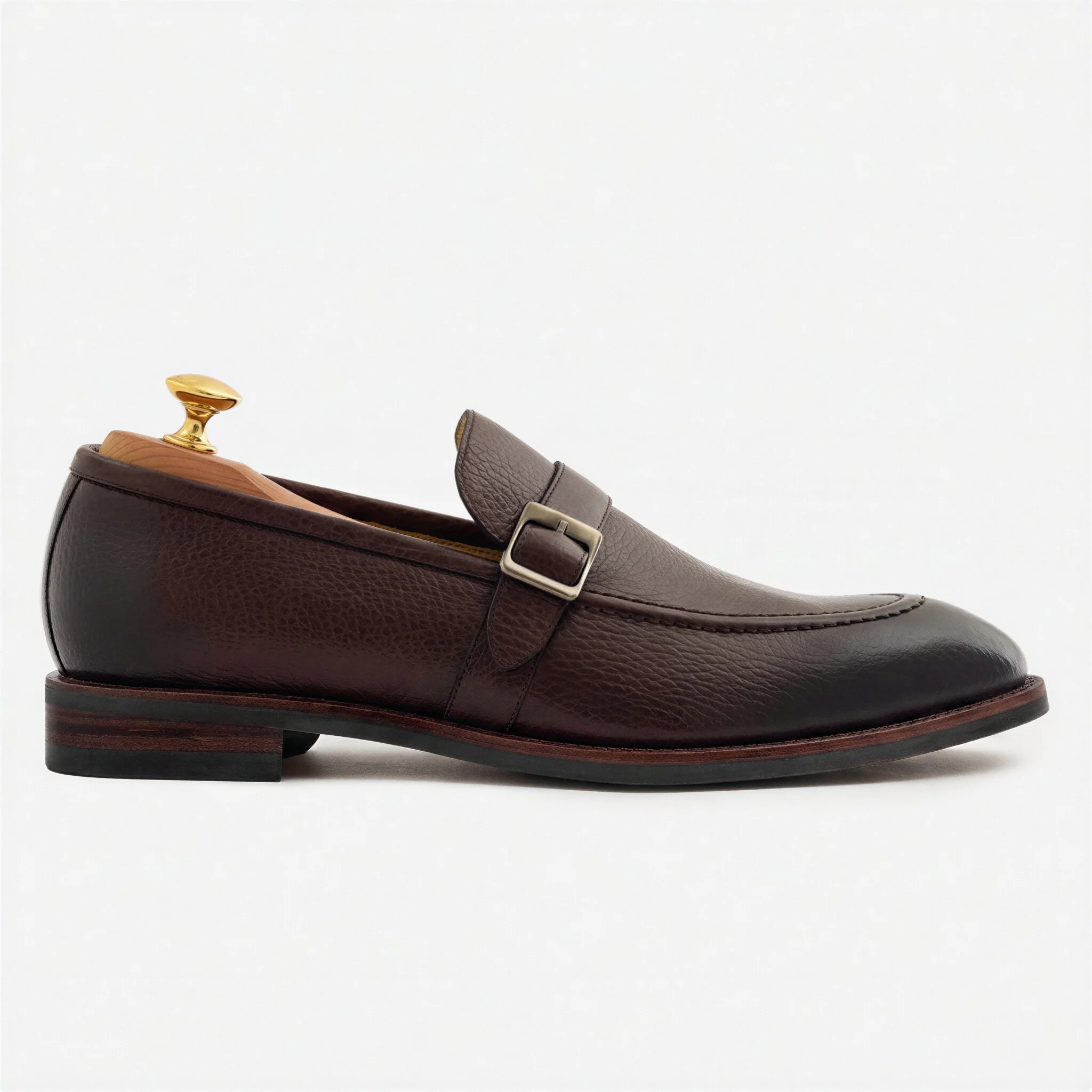 Archie Belted Loafer - Men’s  Pebbled Leather - Image 20