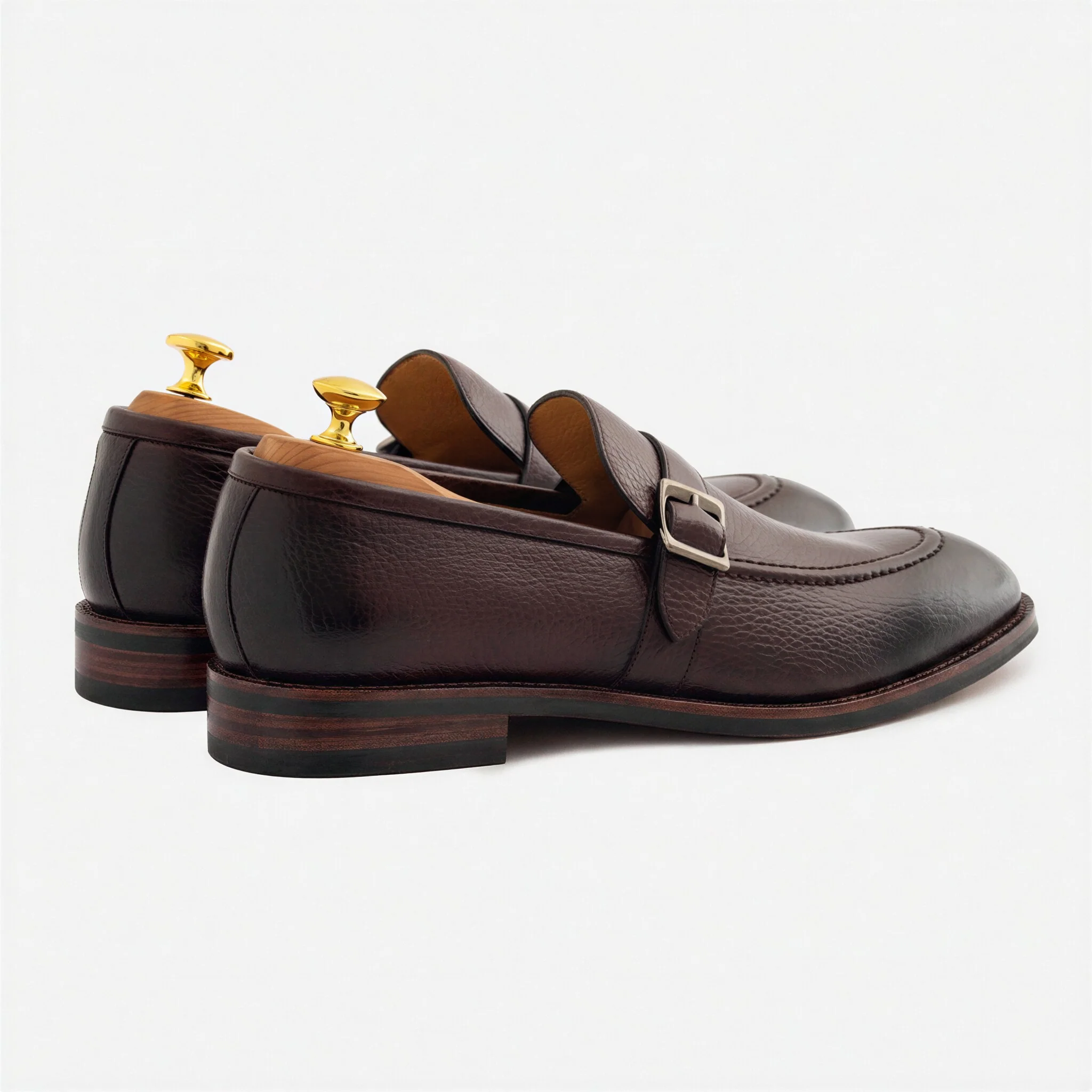 Archie Belted Loafer - Men’s  Pebbled Leather - Image 21