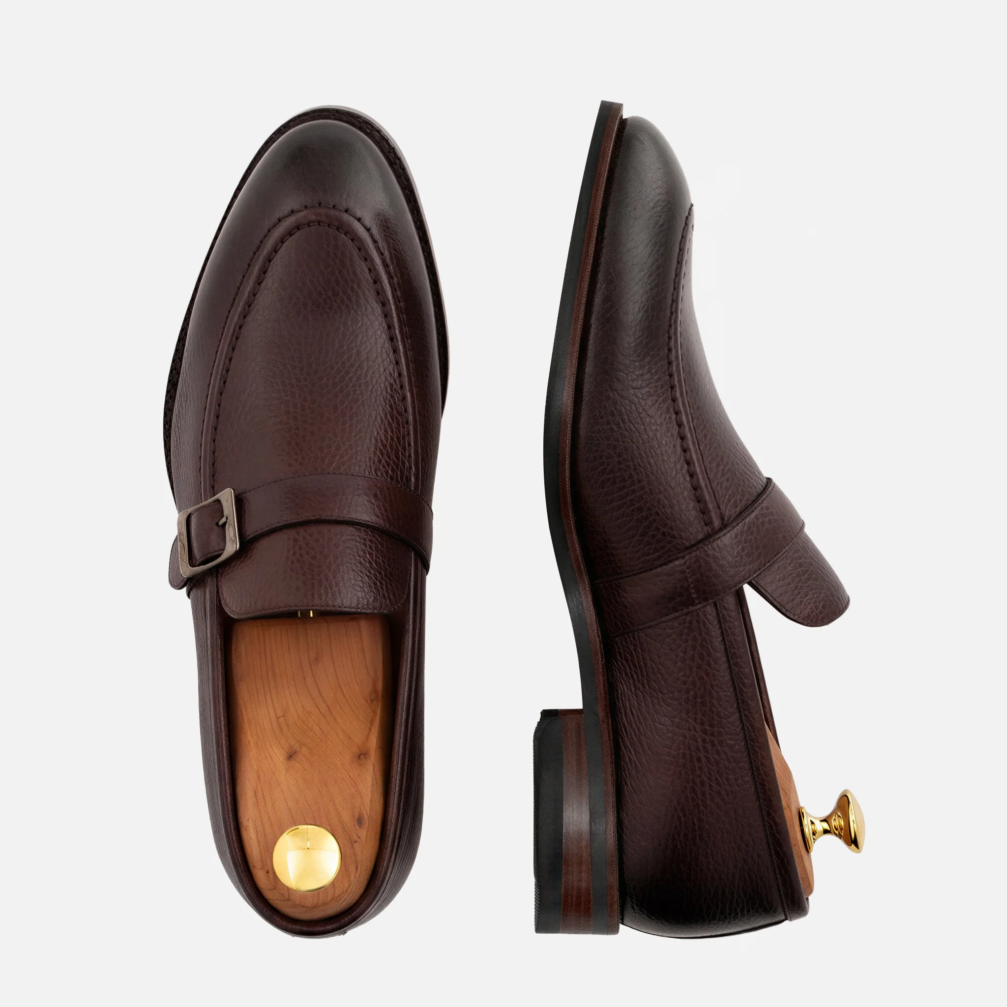 Archie Belted Loafer - Men’s  Pebbled Leather - Image 22