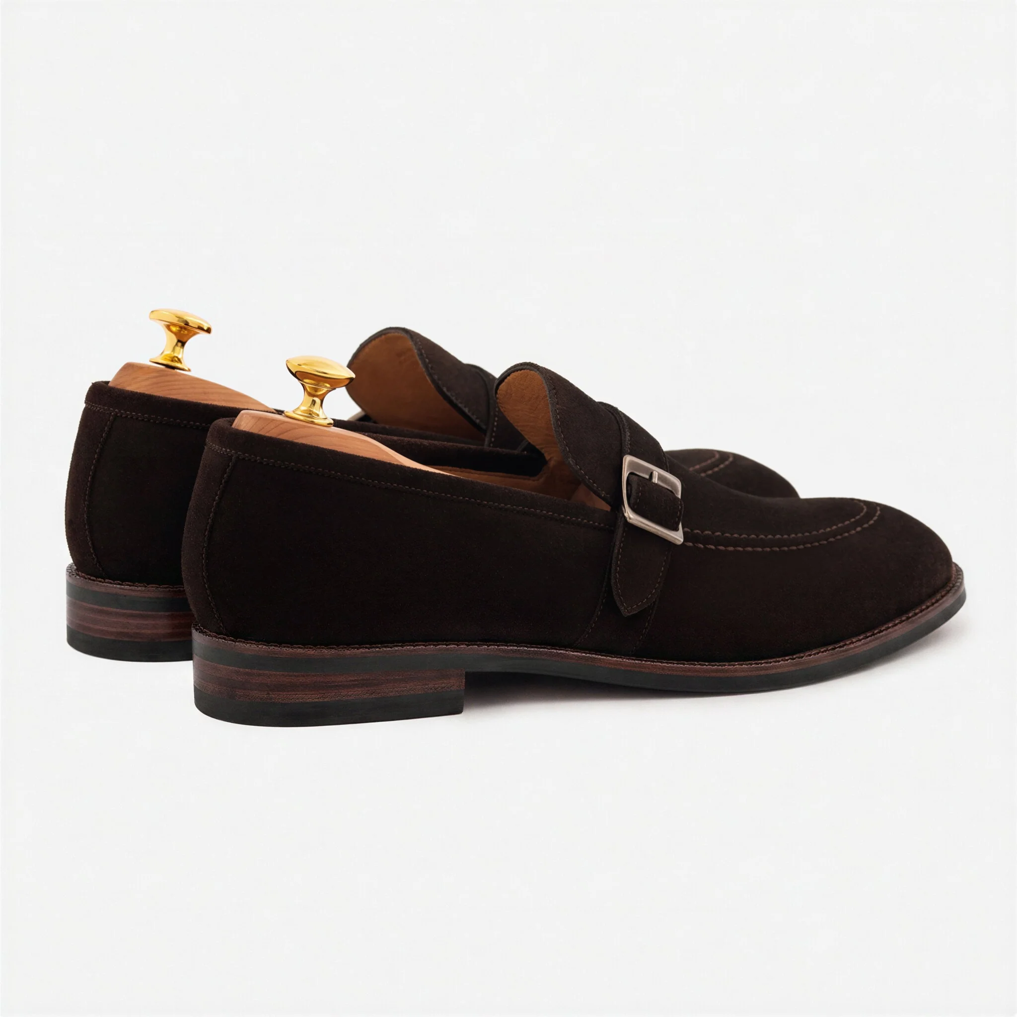 Archie Belted Loafer - Men’s Water-Repellent Suede - Image 15