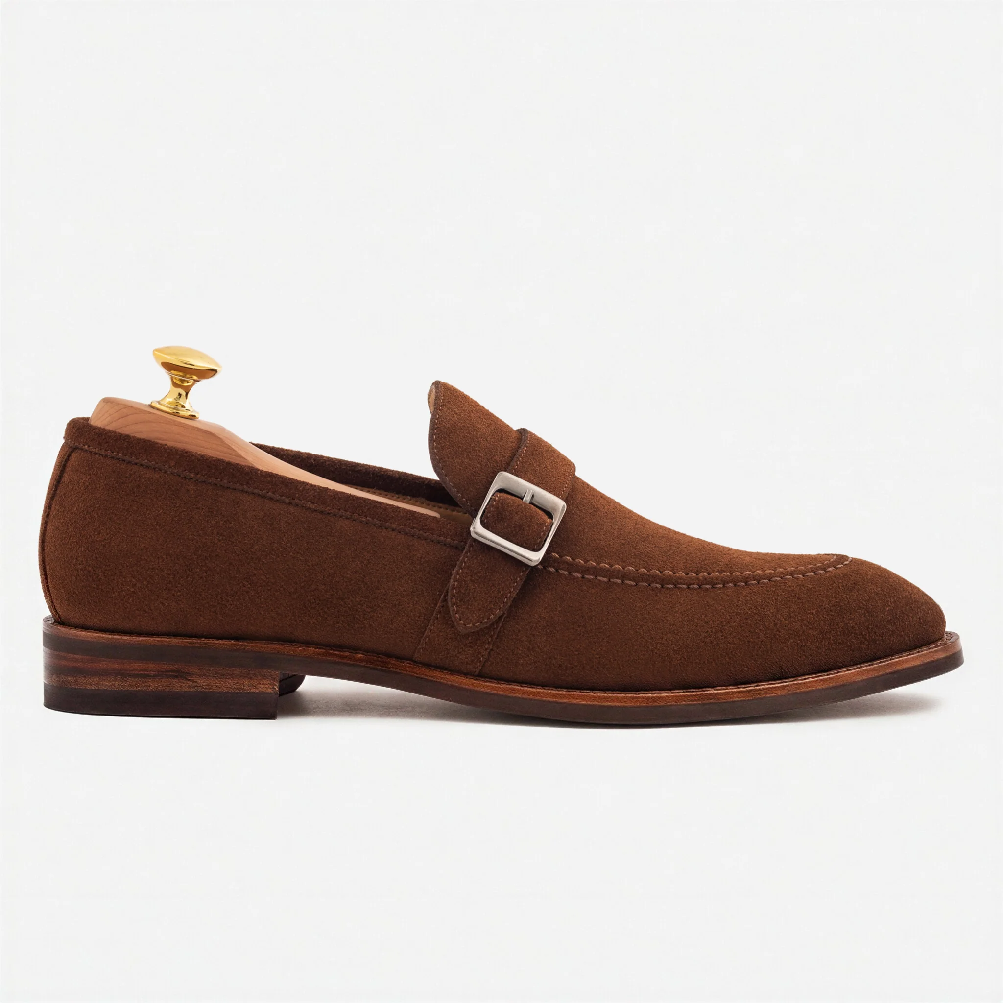 Archie Belted Loafer - Men’s Water-Repellent Suede - Image 20