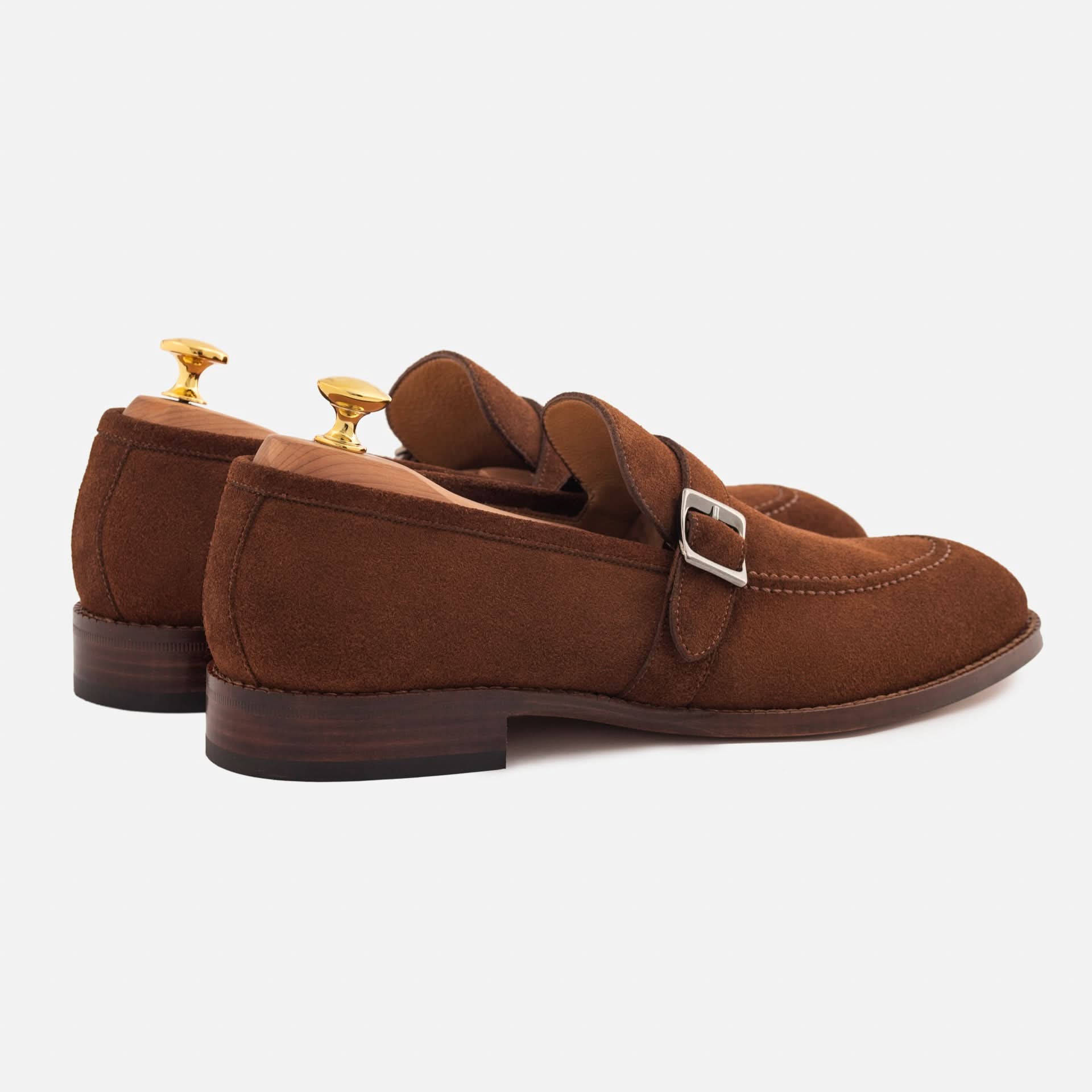 Archie Belted Loafer - Men’s Water-Repellent Suede - Image 9