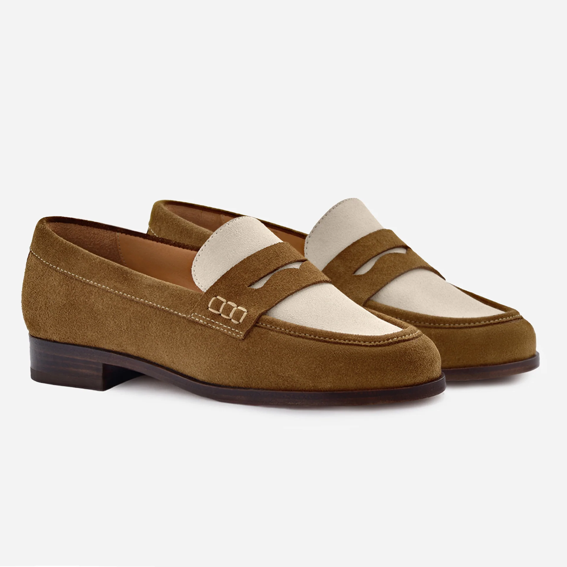 Camille Penny Loafers - Water Repellent Suede - Women's - Image 6