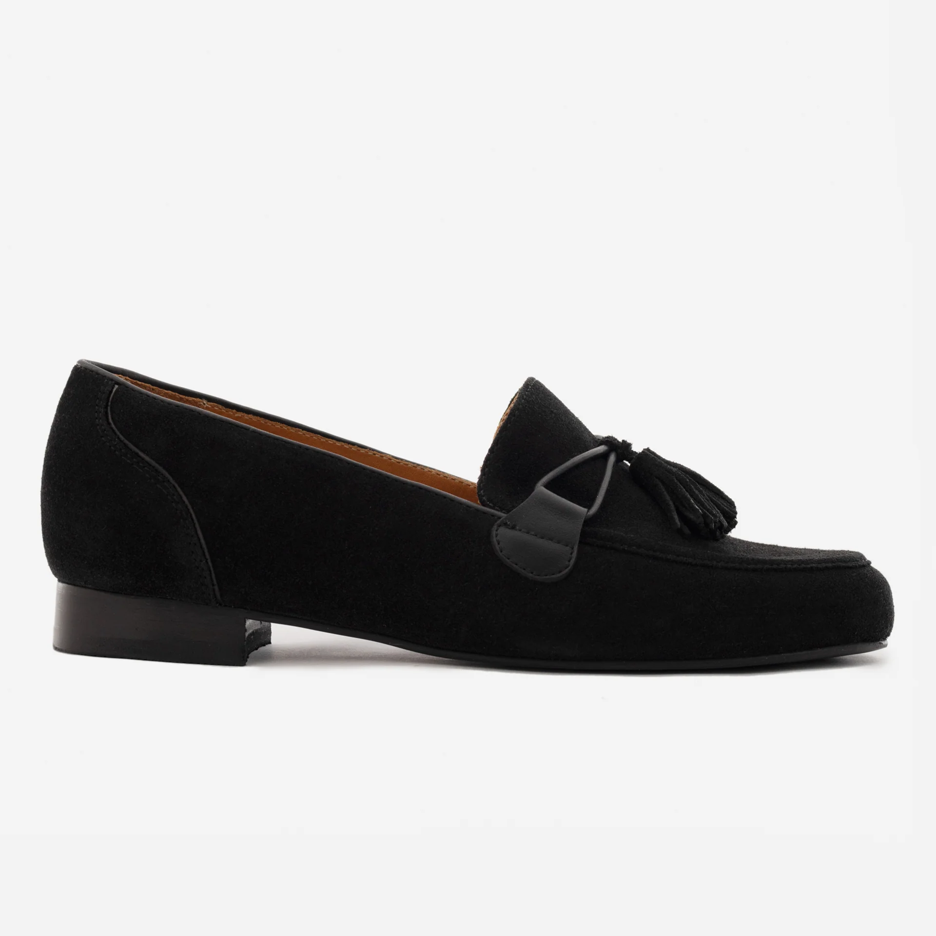 Julia Loafers - Water Repellent Suede & Full Grain Leather - Women's - Image 2